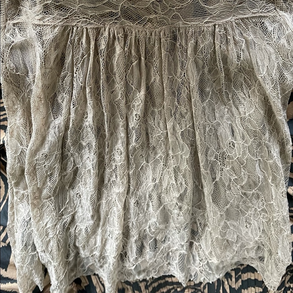 RAQUEL ALLEGRA Lace Button Down $325 1 - Picture 6 of 9